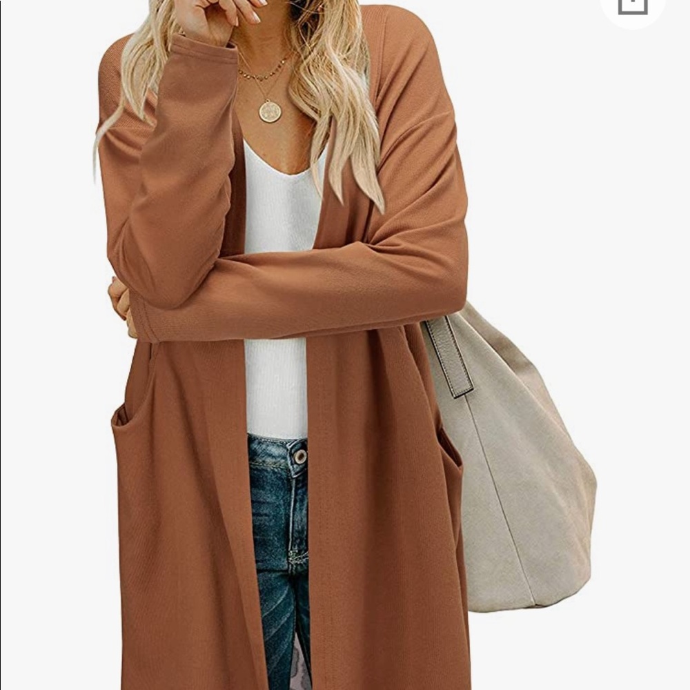 Open front cardigan